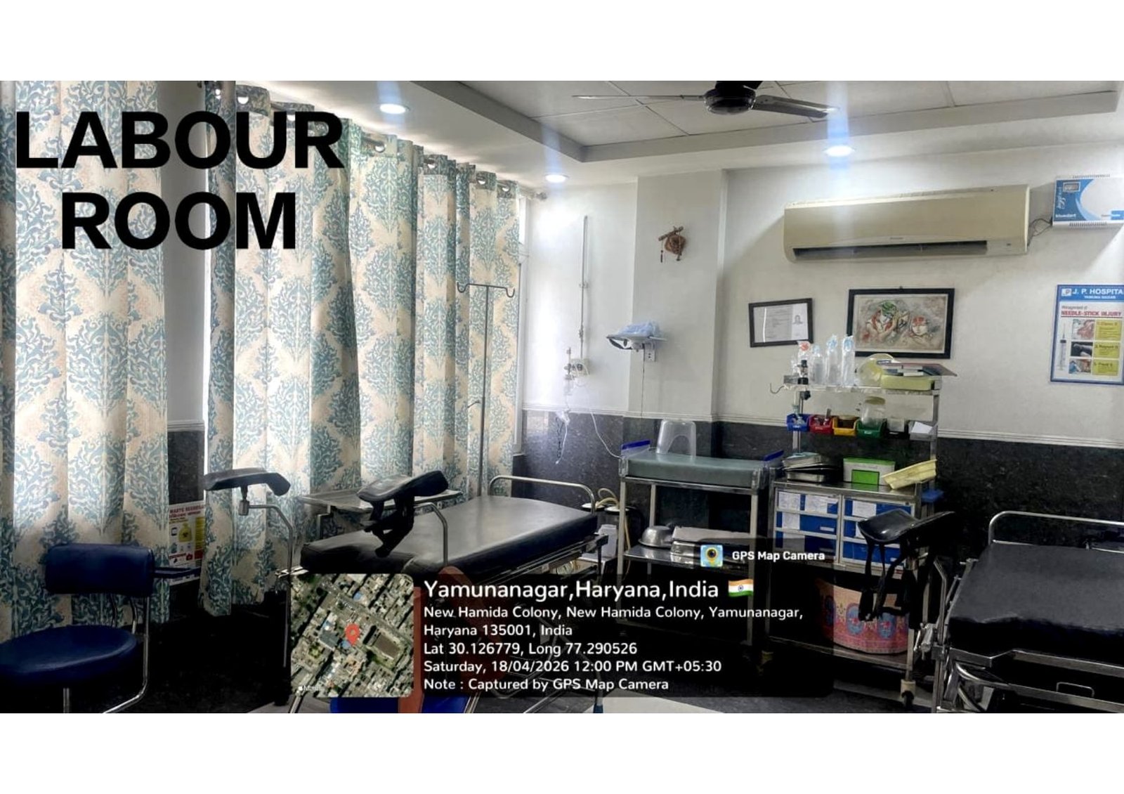 Geo-tagged view of J.P. Hospital